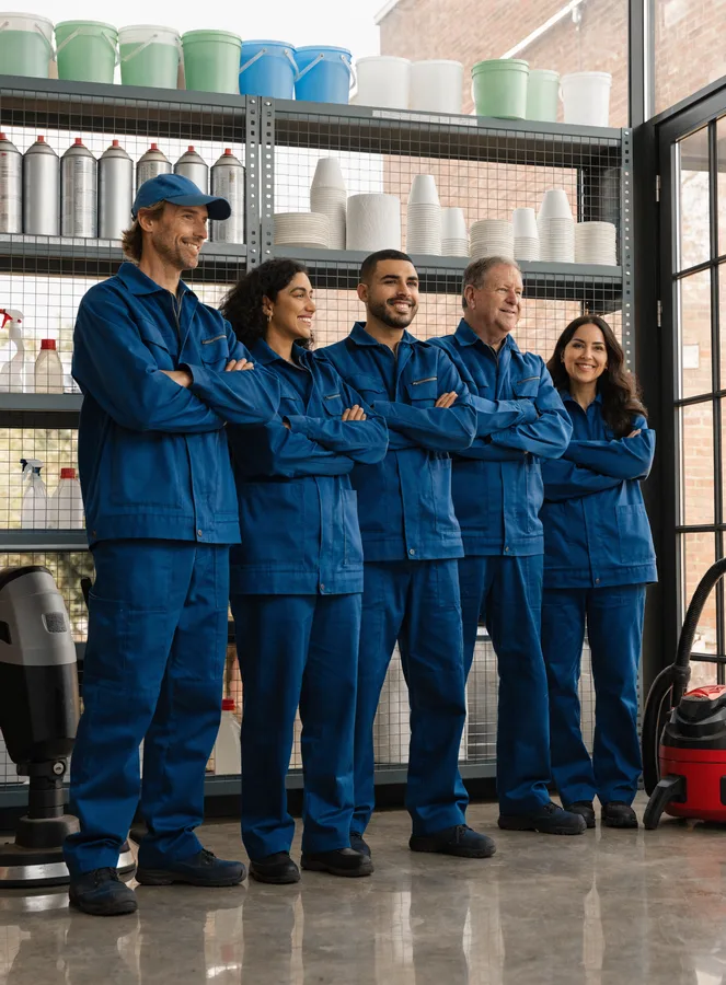 Das Weissraum-Team im Depot